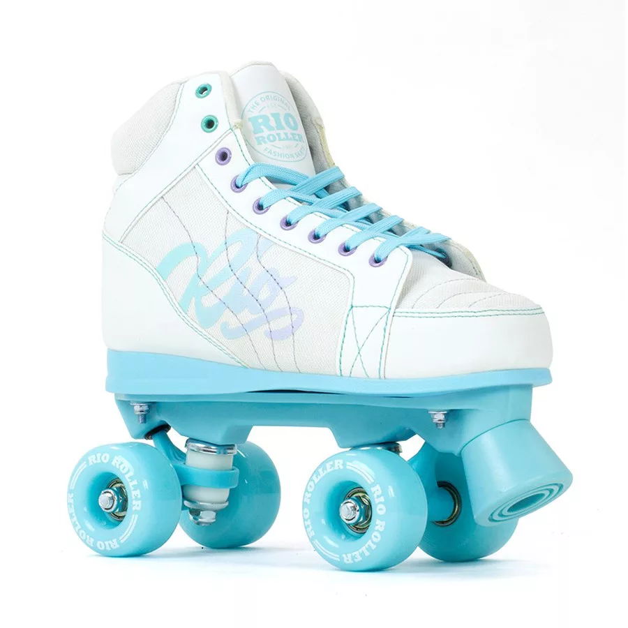Rio Roller Lumina  Quad Skate - WHITE/BLUE