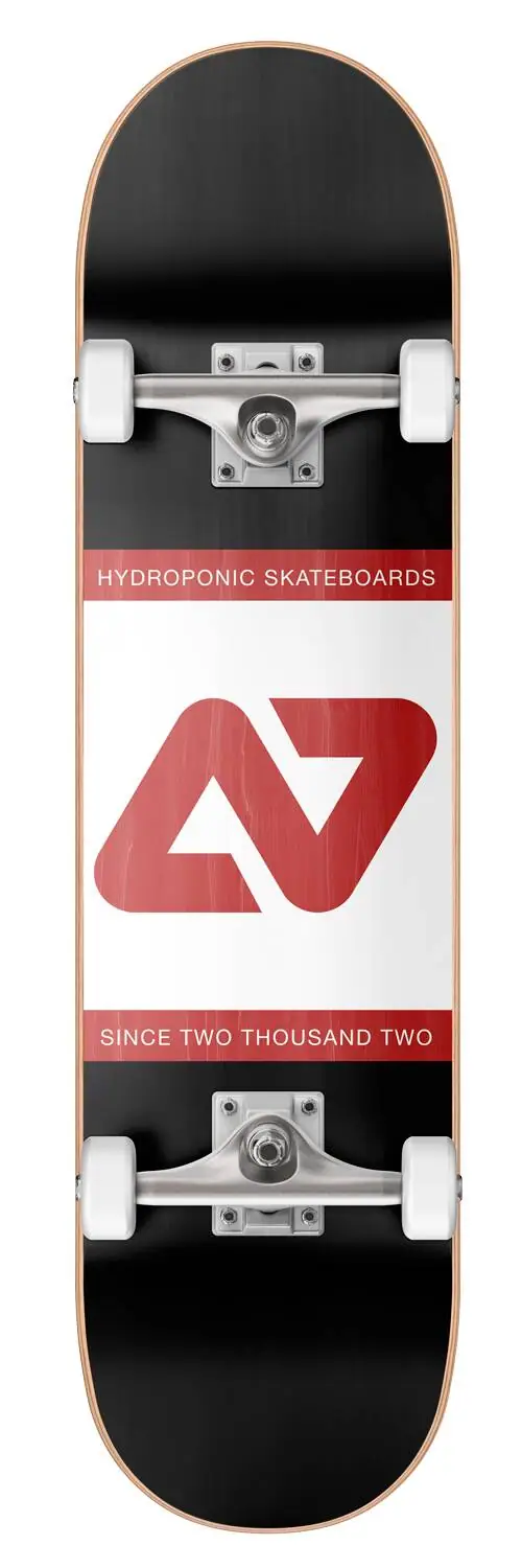 Hydroponic Block Complete Skateboard 8.125" - Black / White