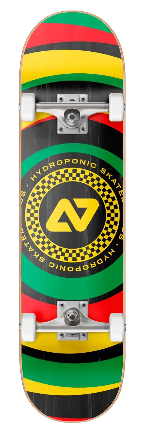 Hydroponic Circular Complete Skateboard 8.125" - Rasta