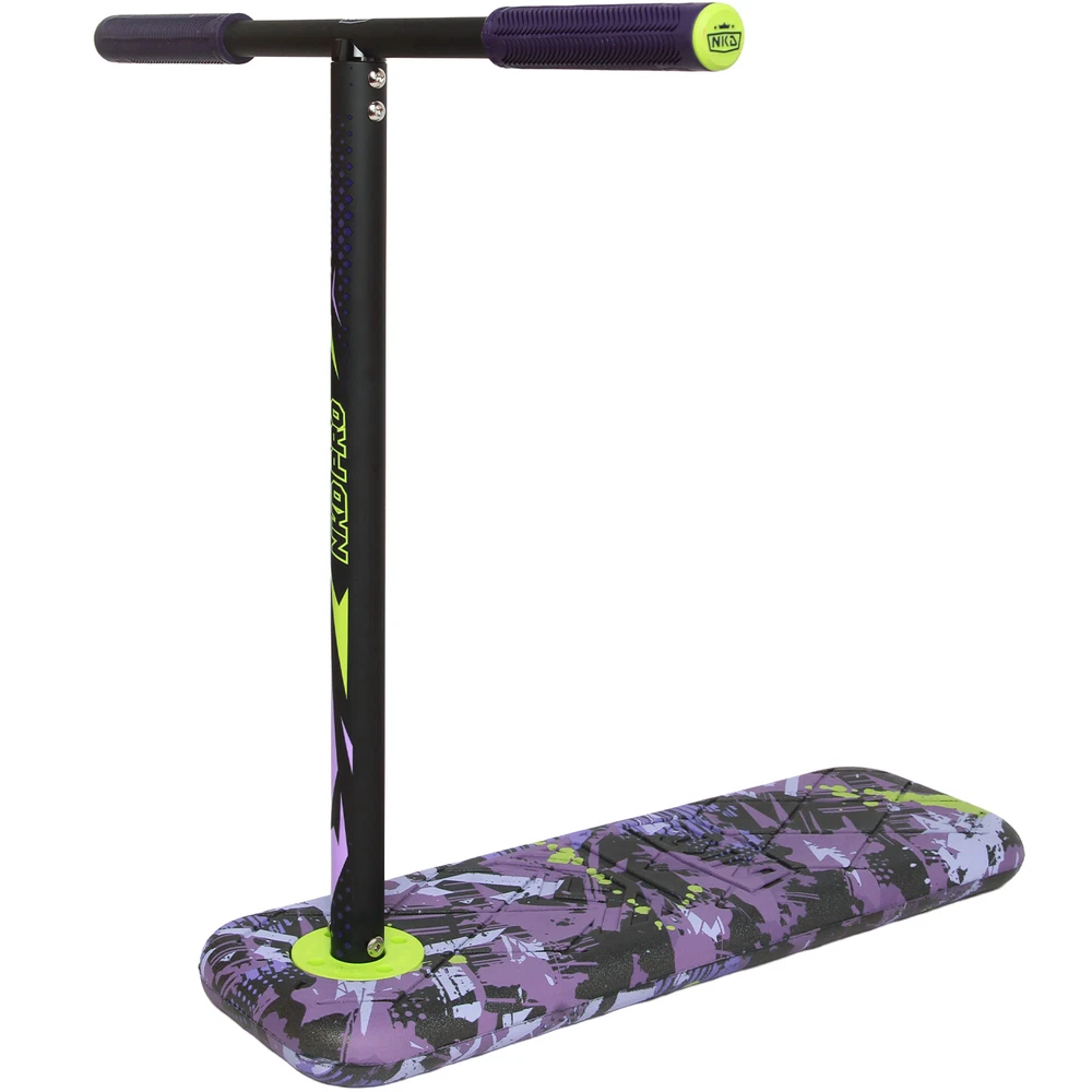 NKD PRO 7.5" Trampoline Scooter - Blackpurple (TRAMPOLíNOVá FREESTYLE KOLOBEžKA)