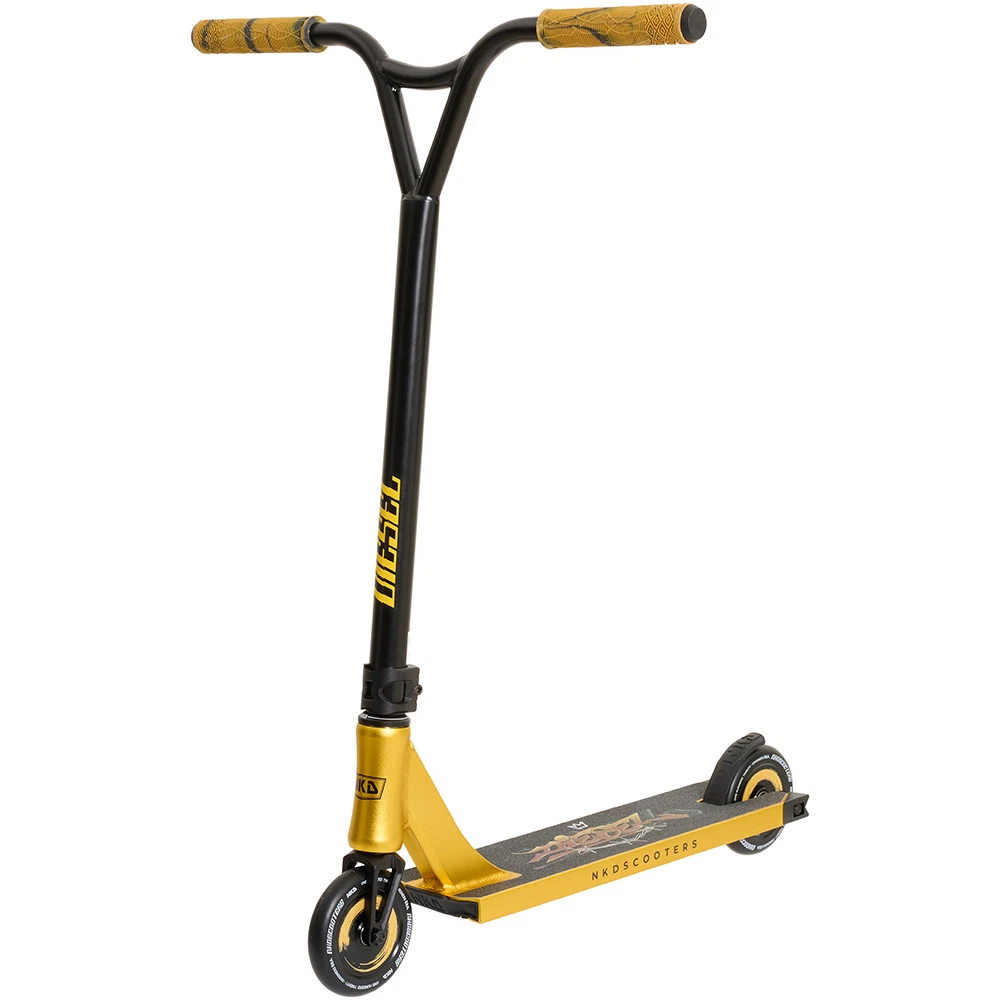 NKD Diesel Stunt Scooter - Gold