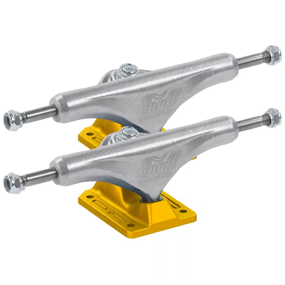 Enuff Decade Pro 129MM Skateboard Truck - Raw / Gold