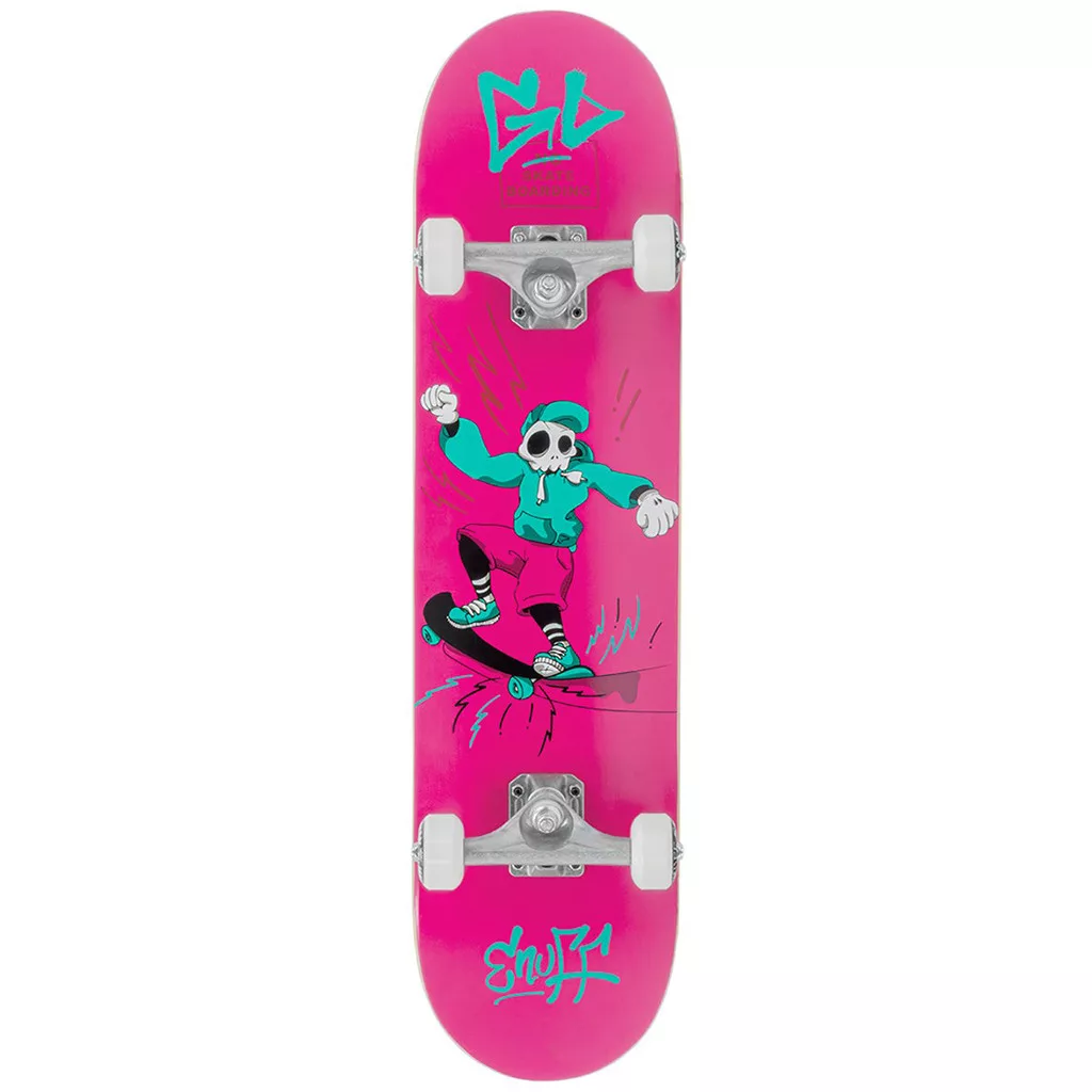Enuff Skully 7.75" Skateboard - Pink
