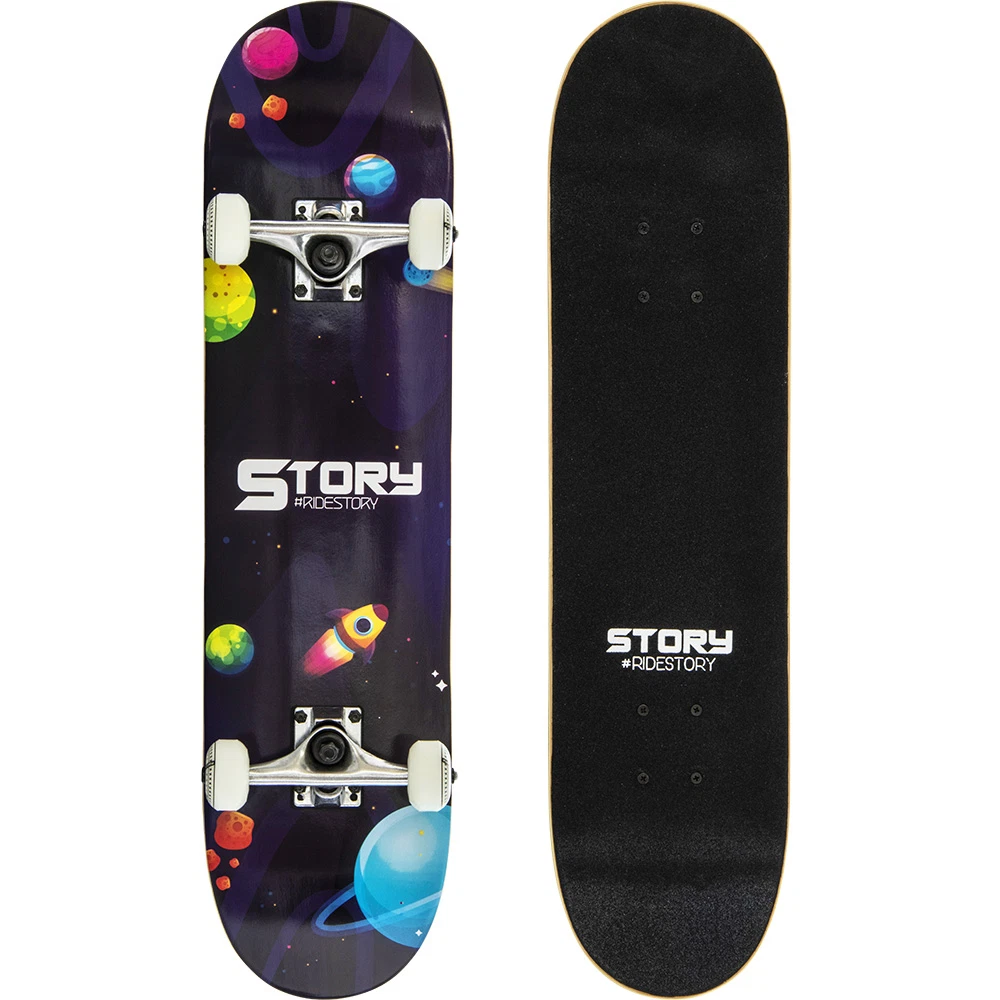Story 7.5" Skateboard - Blackpurple
