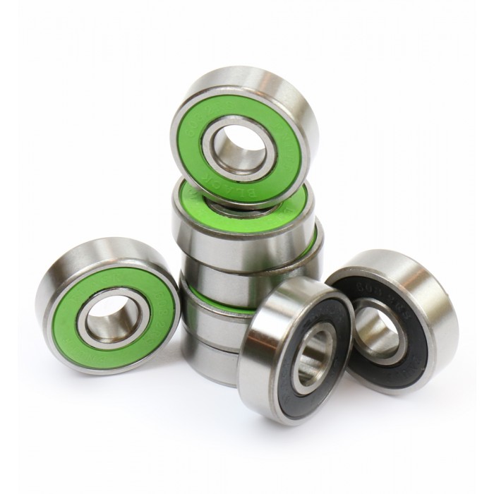 Ložiská Enuff Bearings set 8ks - BLACK 608 2RS