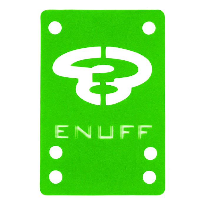 Enuff Skateboard Shock Pad - Green 2x