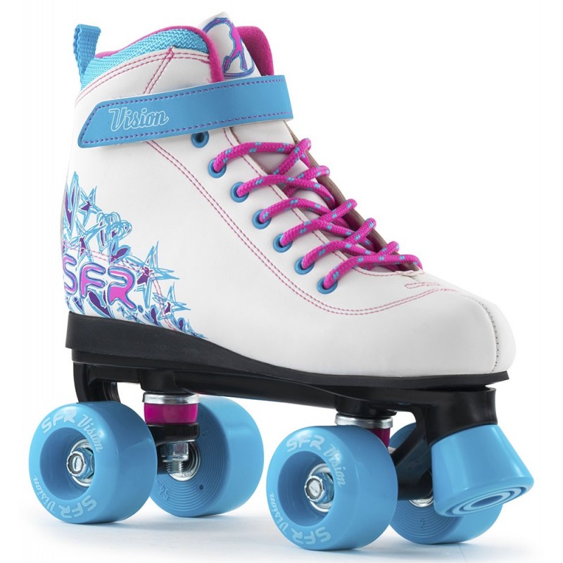 SFR Vision II Kids Quad Skate - White / Blue