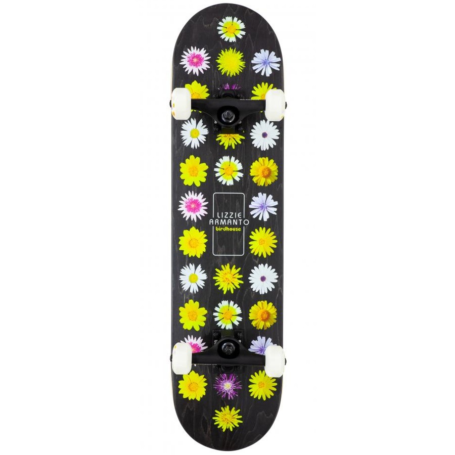 Birdhouse Stage 3 Armanto Floral 7.75" Skateboard - Black