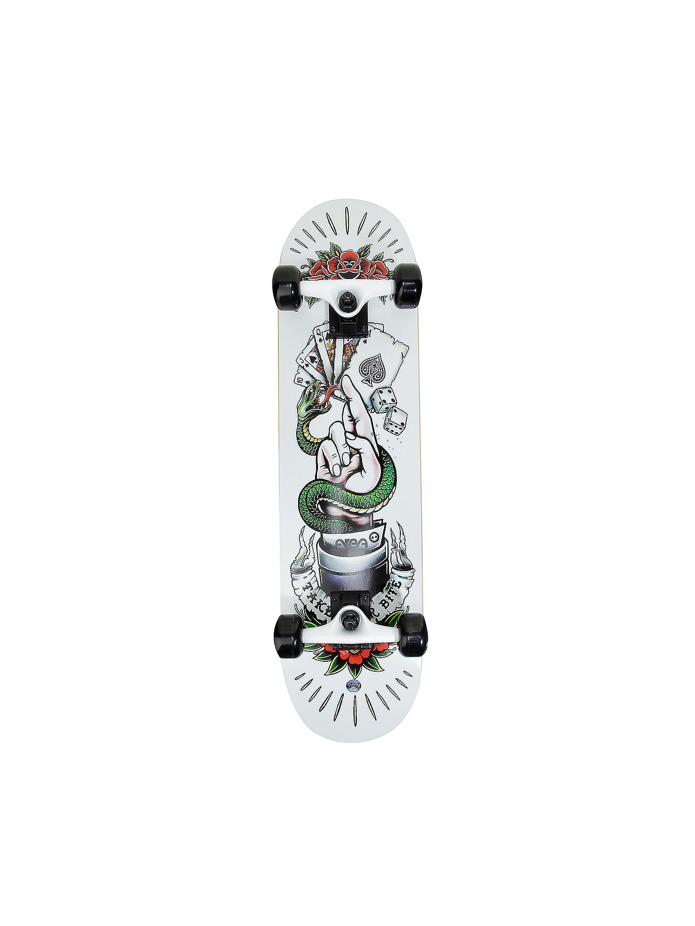 Area TYB 8" Skateboard - White