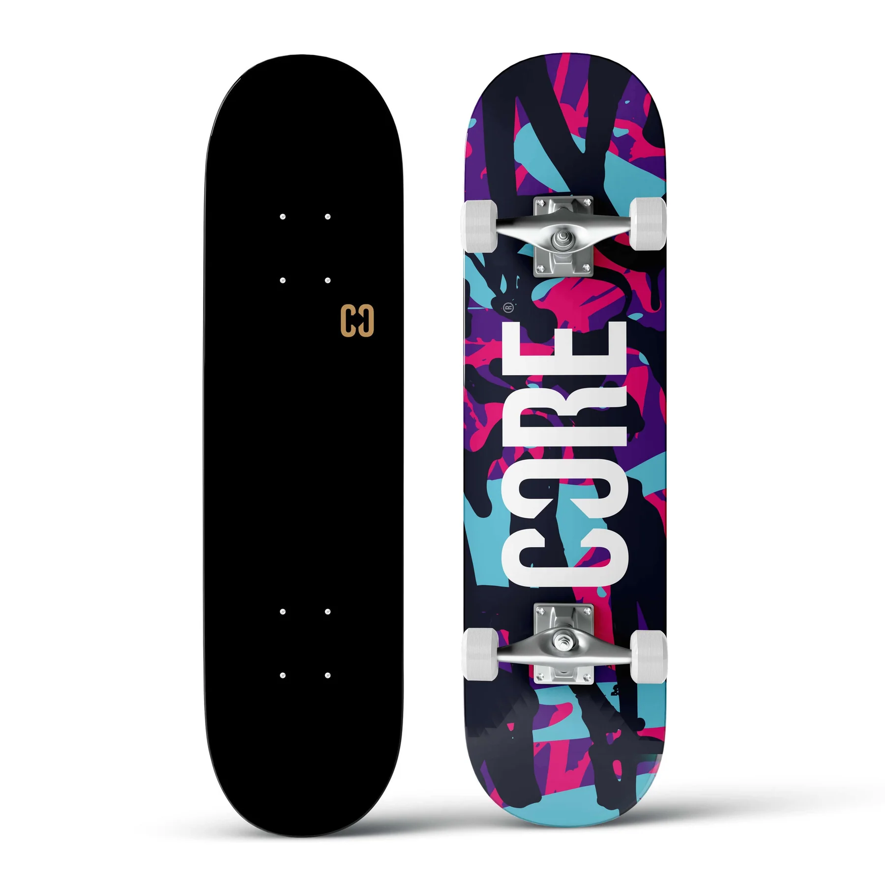CORE Complete Skateboard - Neon Splat 7.75''