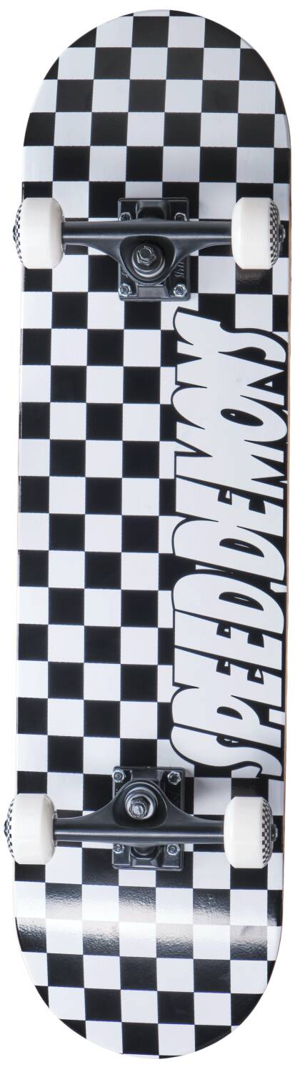 Speed Demons Checkers Complete Skateboard - Checkers