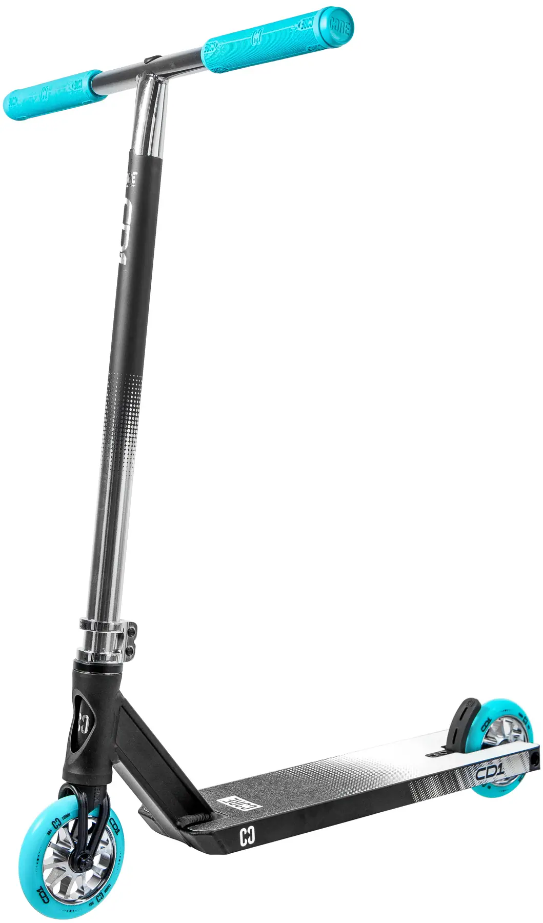 CORE CD1 Pro Scooter - Chrome/Teal