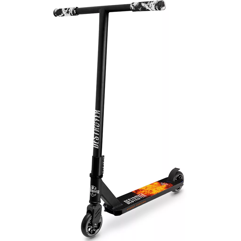 Street Surfing Destroyer V2. Scooter - Pyro Black