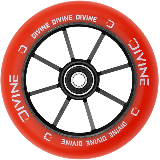 Koliesko Divine Spoked 110 mm červené