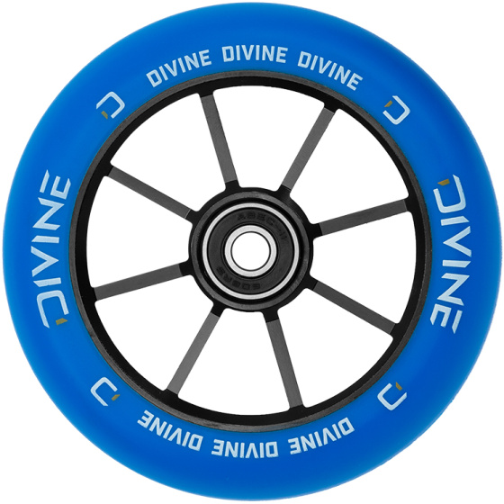 Koliesko Divine Spoked 110 mm modré