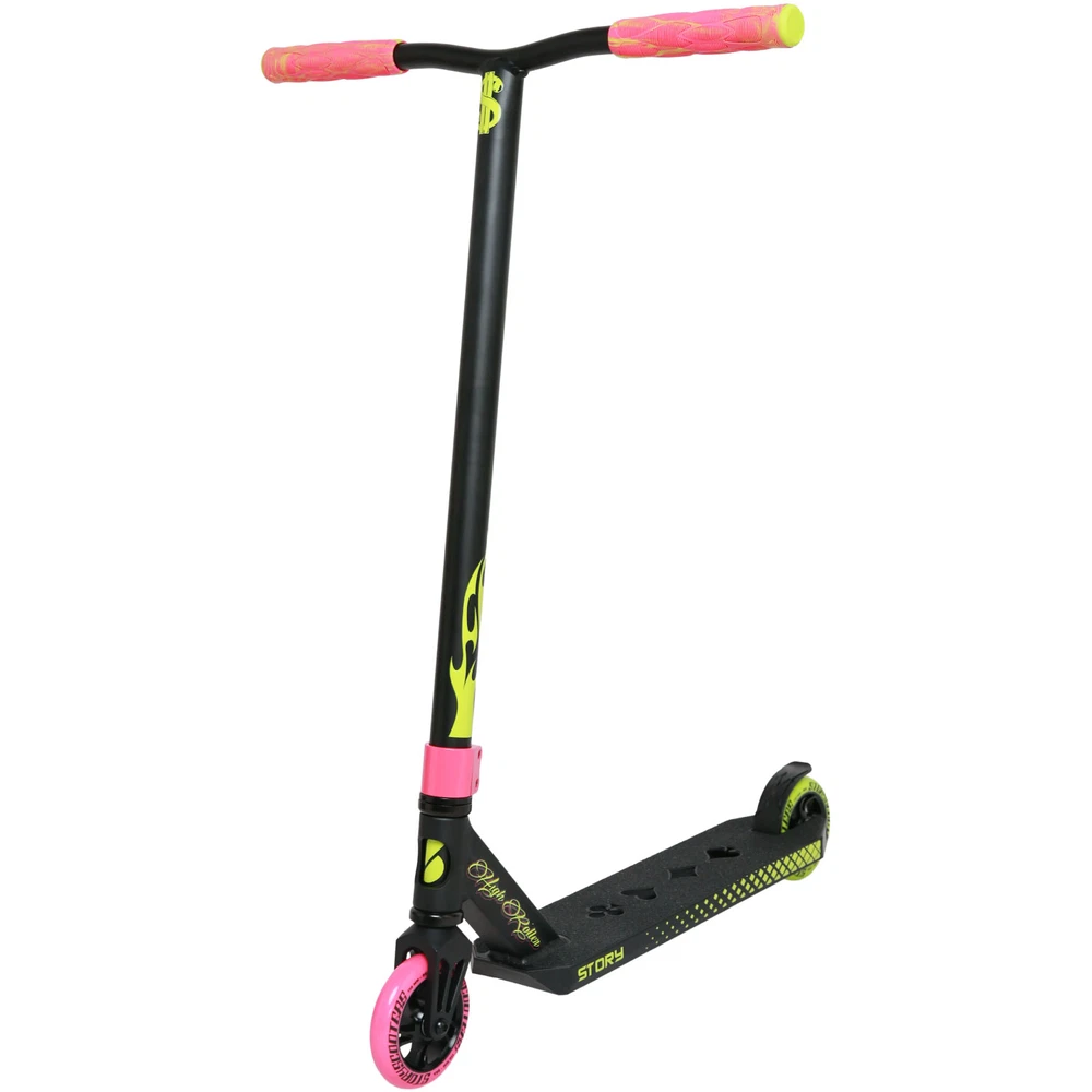 Story High Roller Air Stunt Scooter - Green/Mix
