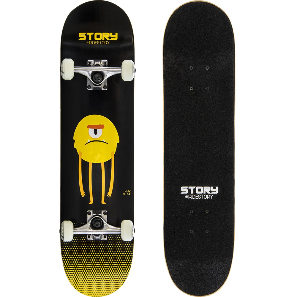 Story 7.5" Skateboard - Yellow