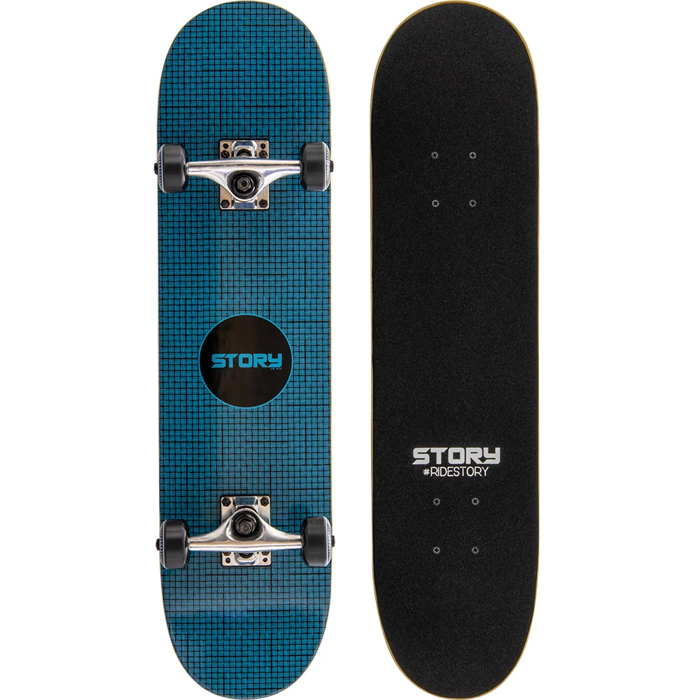 Story 7.5" Skateboard - Blue/black