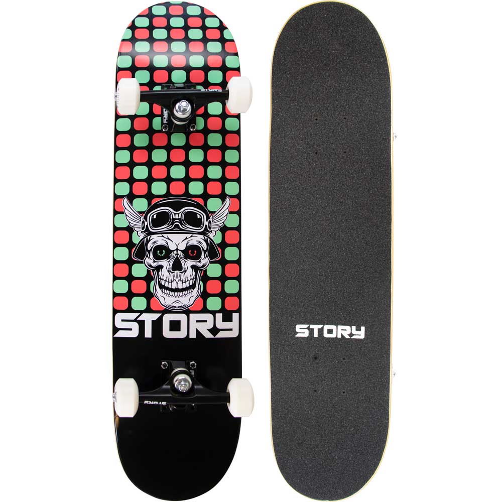 Story 7.5" Skateboard - Greenblack