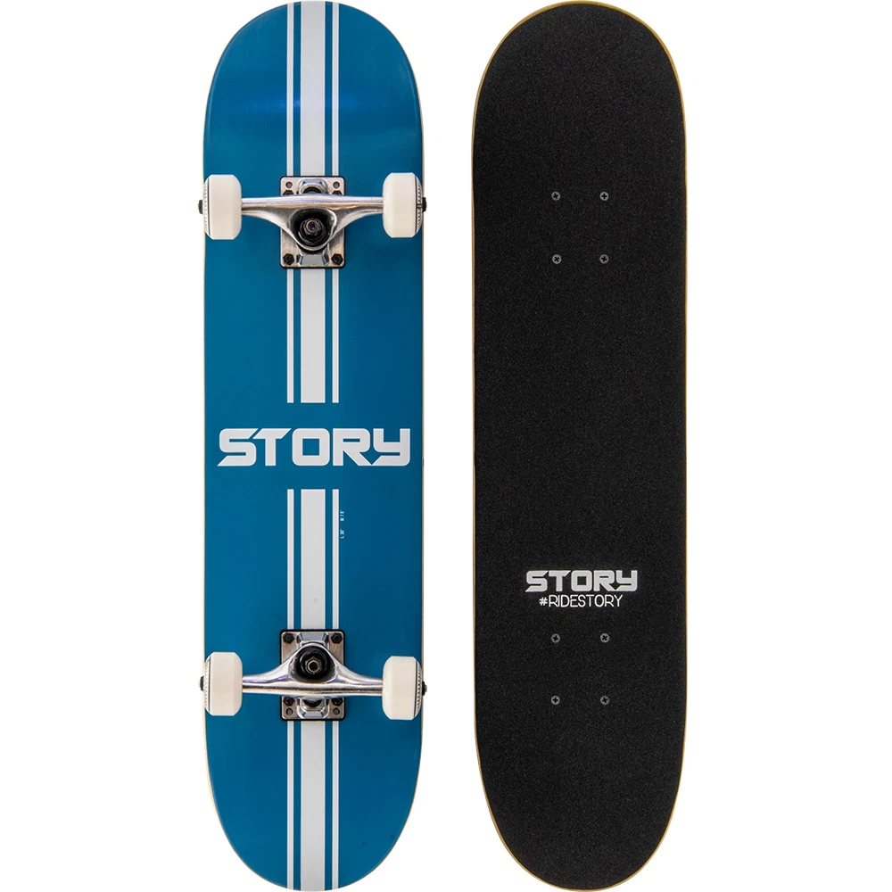 Story 7.5" Skateboard - Blue White