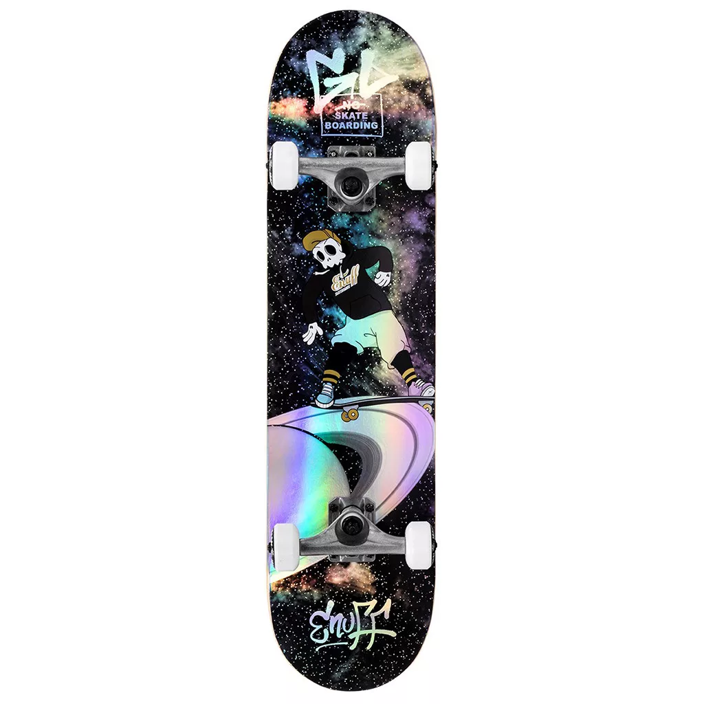 Enuff Skully Hologram 7.75" Skateboard - Black