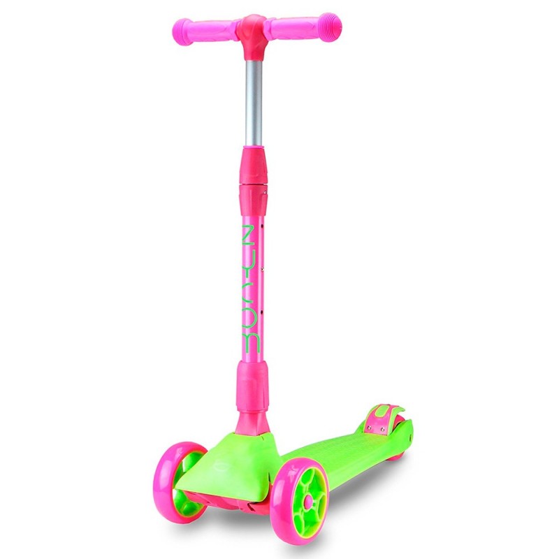 Detská trojkolobežka Zycom Zinger Scooter - Lime / Pink