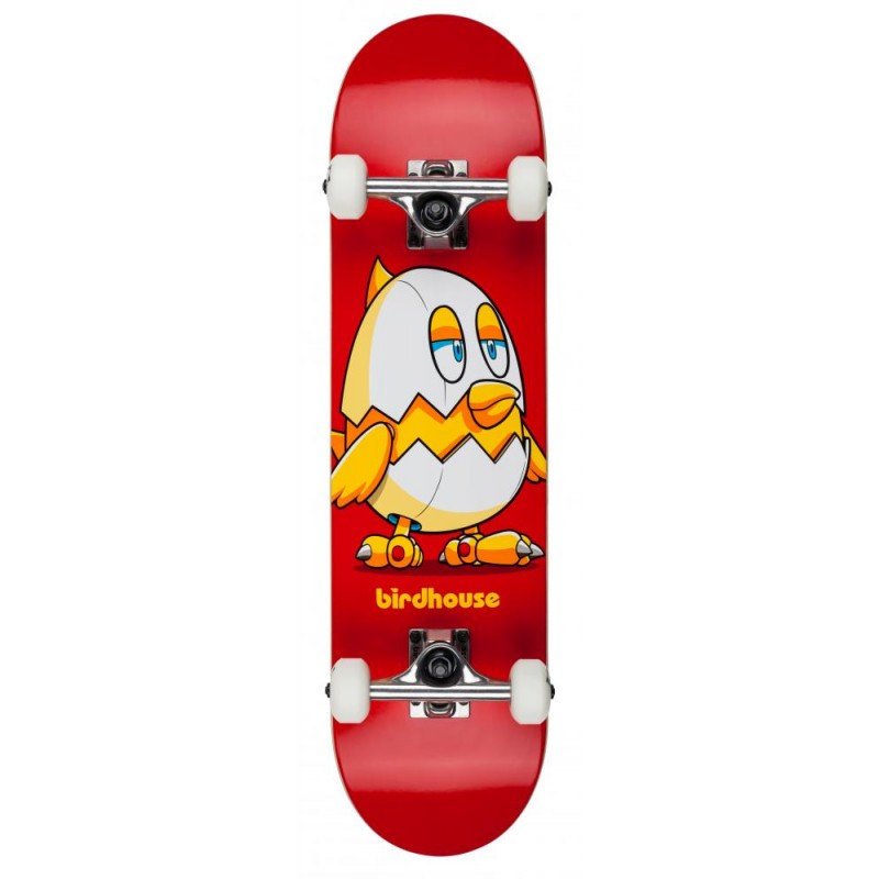 Birdhouse Stage 1 Chicken Mini 7.38" Skateboard - Red