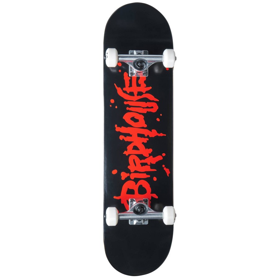 Birdhouse Stage 1 Blood Logo 8" Skateboard - Black