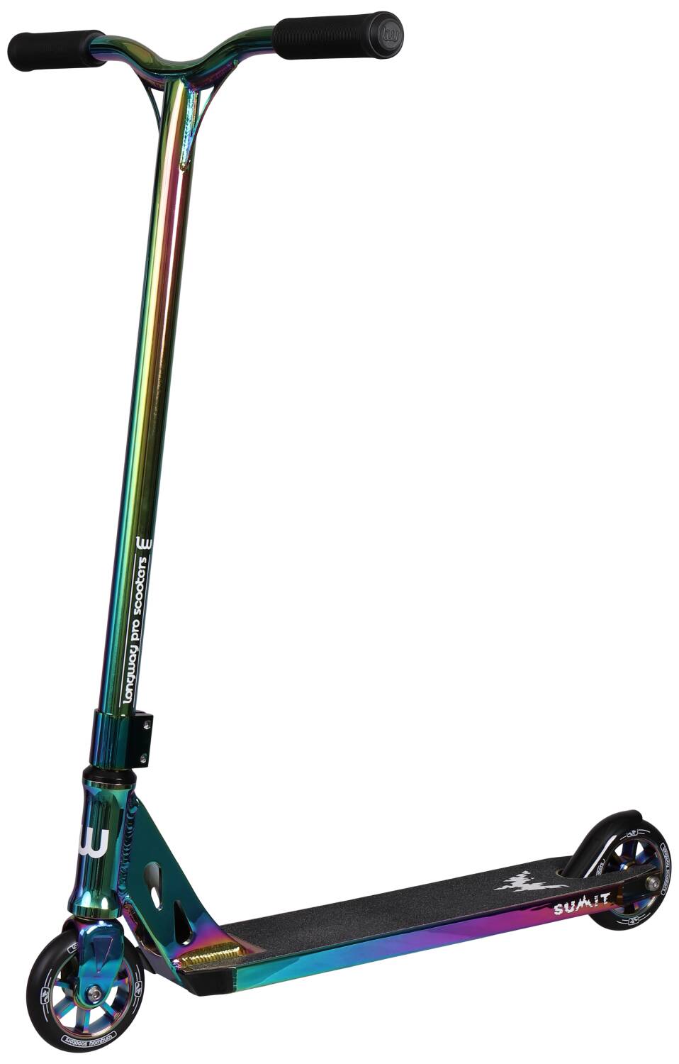 FREESTYLOVÁ KOLOBEŽKA LONGWAY SUMMIT PRO SCOOTER - FULL NEOCHROME